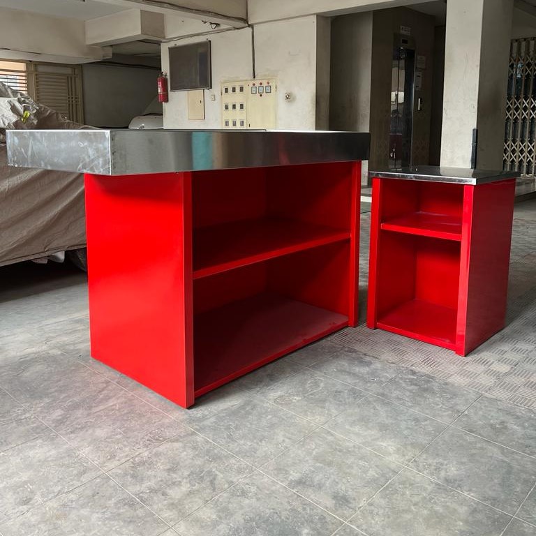 Hairline SS Counter & POS Table